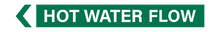 Load image into Gallery viewer, Hot Water flow - Pipe Marker