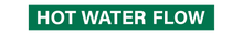 Load image into Gallery viewer, Hot Water flow - Pipe Marker