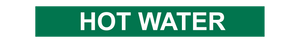 Hot Water - Pipe Marker