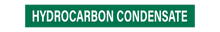 Load image into Gallery viewer, Hydrocarbon Condensate - Pipe Marker Sign