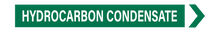 Load image into Gallery viewer, Hydrocarbon Condensate - Pipe Marker Sign
