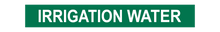 Load image into Gallery viewer, Irrigation Water - Pipe Marker Sign