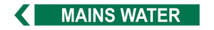 Mains Water - Pipe Marker Sign