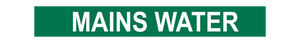 Mains Water - Pipe Marker Sign
