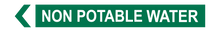 Load image into Gallery viewer, Non Potable Water - Pipe Marker Sign