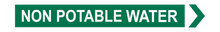 Load image into Gallery viewer, Non Potable Water - Pipe Marker Sign