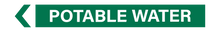 Load image into Gallery viewer, Potable Water - Pipe Marker Sign