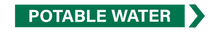 Load image into Gallery viewer, Potable Water - Pipe Marker Sign