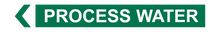 Load image into Gallery viewer, Process Water - Pipe Marker Sign
