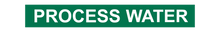 Load image into Gallery viewer, Process Water - Pipe Marker Sign