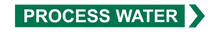 Load image into Gallery viewer, Process Water - Pipe Marker Sign