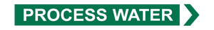 Process Water - Pipe Marker Sign