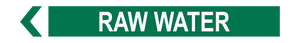 Raw Water - Pipe Marker