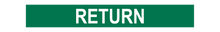 Load image into Gallery viewer, Return - Pipe Marker Labels
