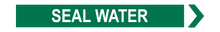 Load image into Gallery viewer, Seal Water - Pipe Marker Sign