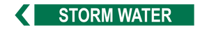 Storm Water - Pipe Marker Sign