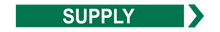 Load image into Gallery viewer, Supply - Pipe Marker Sign