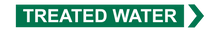 Load image into Gallery viewer, Treated - Pipe Marker Sign