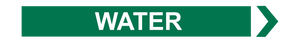Water - Pipe Marker Sign