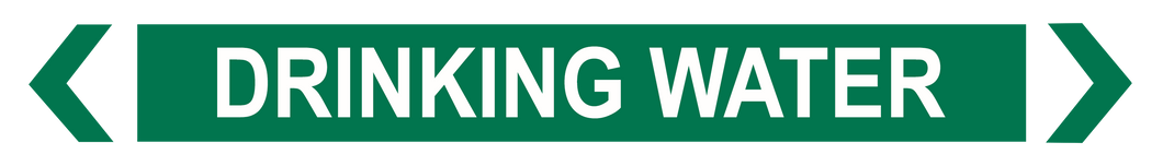 Drinking Water - Pipe Marker Sign