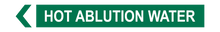Load image into Gallery viewer, Hot Ablution Water - Pipe Marker Sign