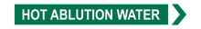 Load image into Gallery viewer, Hot Ablution Water - Pipe Marker Sign