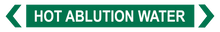 Load image into Gallery viewer, Hot Ablution Water - Pipe Marker Sign