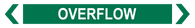 Overflow - Pipe Marker Sign