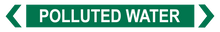 Load image into Gallery viewer, Polluted Water - Pipe Marker Sign