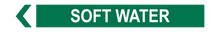 Load image into Gallery viewer, Soft Water - Pipe Marker Sign