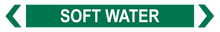 Load image into Gallery viewer, Soft Water - Pipe Marker Sign