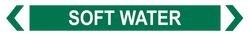 Soft Water - Pipe Marker Sign