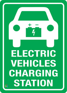 Electric Vehicles Charging Station Sign