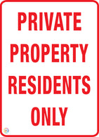 Private Property Residents Only