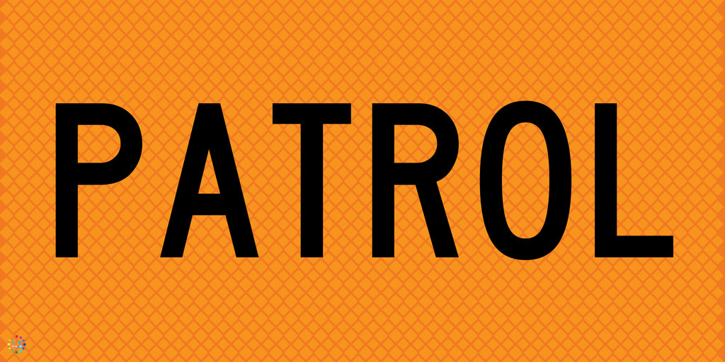 Patrol - Multi Message Temporary Road Traffic Sign | K2K Signs Australia