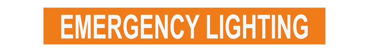 Emergency Lighting - Pipe Marker Labels – K2K Signs