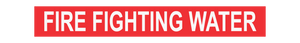 Fire Fighting Water  - Pipe Marker
