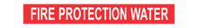 Load image into Gallery viewer, Fire Protection Water - Pipe Marker