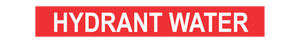 Hydrant Water - Pipe Marker