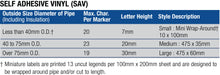 Load image into Gallery viewer, Recycled Water - Do Not Drink - Pipe Marker