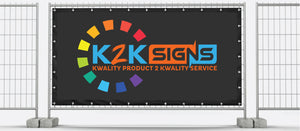 Premium Custom Printed Outdoor Fence Mesh Banners