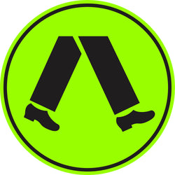 Warning Pedestrian Crossing Sign