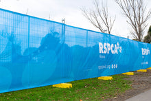 Load image into Gallery viewer, Premium Custom Printed Outdoor Fence Mesh Banner – Full 50m Roll