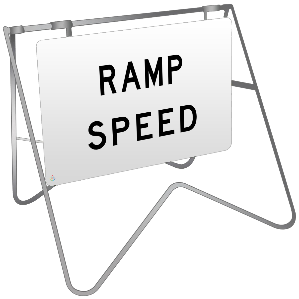 Powered Ramp Sign Ramp Speed - Swing Stand & Sign | K2K Signs Australia