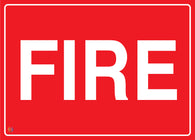 Red Fire Sign