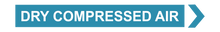 Load image into Gallery viewer, Right Arrow Dry Compressed Air - Pipe Marker Labels