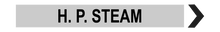 Load image into Gallery viewer, Right Arrow High-Pressure Steam - Pipe Marker Labels