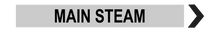 Load image into Gallery viewer, Right Arrow Main Steam - Pipe Marker Labels
