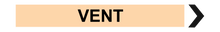 Load image into Gallery viewer, Right Arrow Vent - Pipe Marker Labels