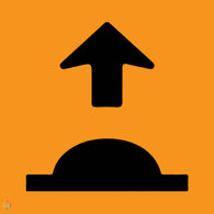 Road Speed Hump Ahead Sign